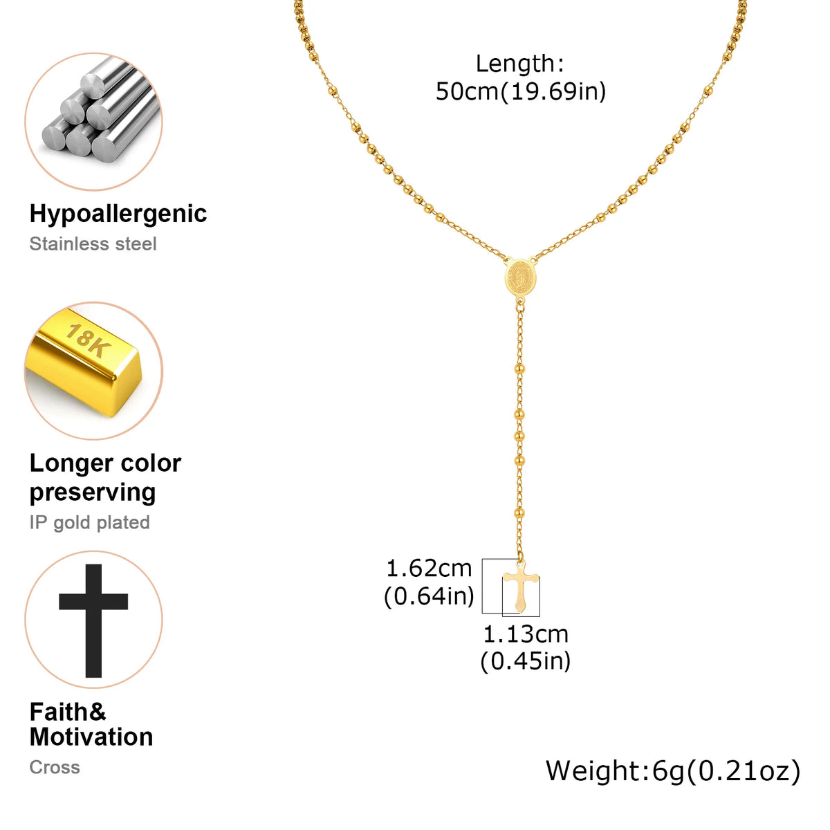 Stainless Steel Rosary
